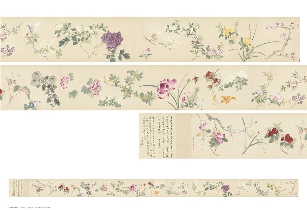 <p><span style="white-space-collapse: preserve;">惲蕙,生平不詳,為惲壽平後人,大約生活在清康熙至乾隆年間。她的《四時花卉圖》整體繪風寫實,力求追摹南田筆下寫生花卉對色、光、態、韻的表達,細膩工整,用色妍雅,生趣盎然。</span><br />
<br />
<span style="white-space-collapse: preserve;">***********</span><br />
<span style="white-space-collapse: preserve;">惲蕙</span><br />
<span style="white-space-collapse: preserve;">四時花卉圖</span><br />
<span style="white-space-collapse: preserve;">設色紙本手卷</span><br />
<span style="white-space-collapse: preserve;">清</span><br />
<span style="white-space-collapse: preserve;">縱30.5釐米,橫471釐米</span><br />
<span style="white-space-collapse: preserve;">故宮博物院藏</span><br />
<br />
<span style="white-space-collapse: preserve;">※展品圖片及部分文字資料由故宮博物院/上海博物館提供</span></p>