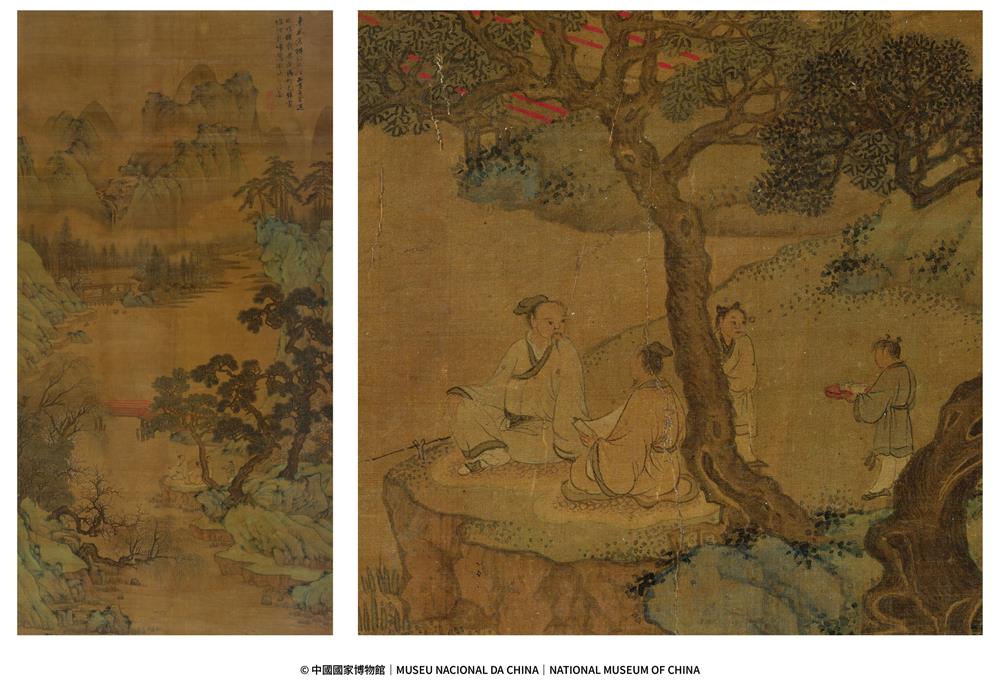 <p>春天,是“剛剛好”的暖意。</p>
<p>看謝時臣的《春晴柳色圖》,墨色秀潤,一派春晴風暖、柳綠鶯啼之景。兩位文士坐在松石上,一個看著溪流垂釣,一個展卷觀賞,身後童子捧著茶具靜立,不擾主翁清興。這不是刻意求閒,而是一種“剛剛好”的狀態——風暖,心也暖,連時間都走得慢了一些。</p>
<p>**********</p>
<p>春晴柳色圖</p>
<p>謝時臣</p>
<p>明(1368—1644)</p>
<p>絹本設色立軸</p>
<p>縱143.5釐米橫73釐米</p>