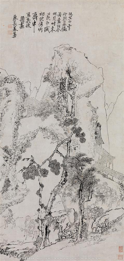 <p>蘇仁山</p>
<p>白雪征途圖</p>
<p>水墨紙本立軸</p>
<p>124.8 × 60 cm</p>
<p>香港藝術館藏</p>