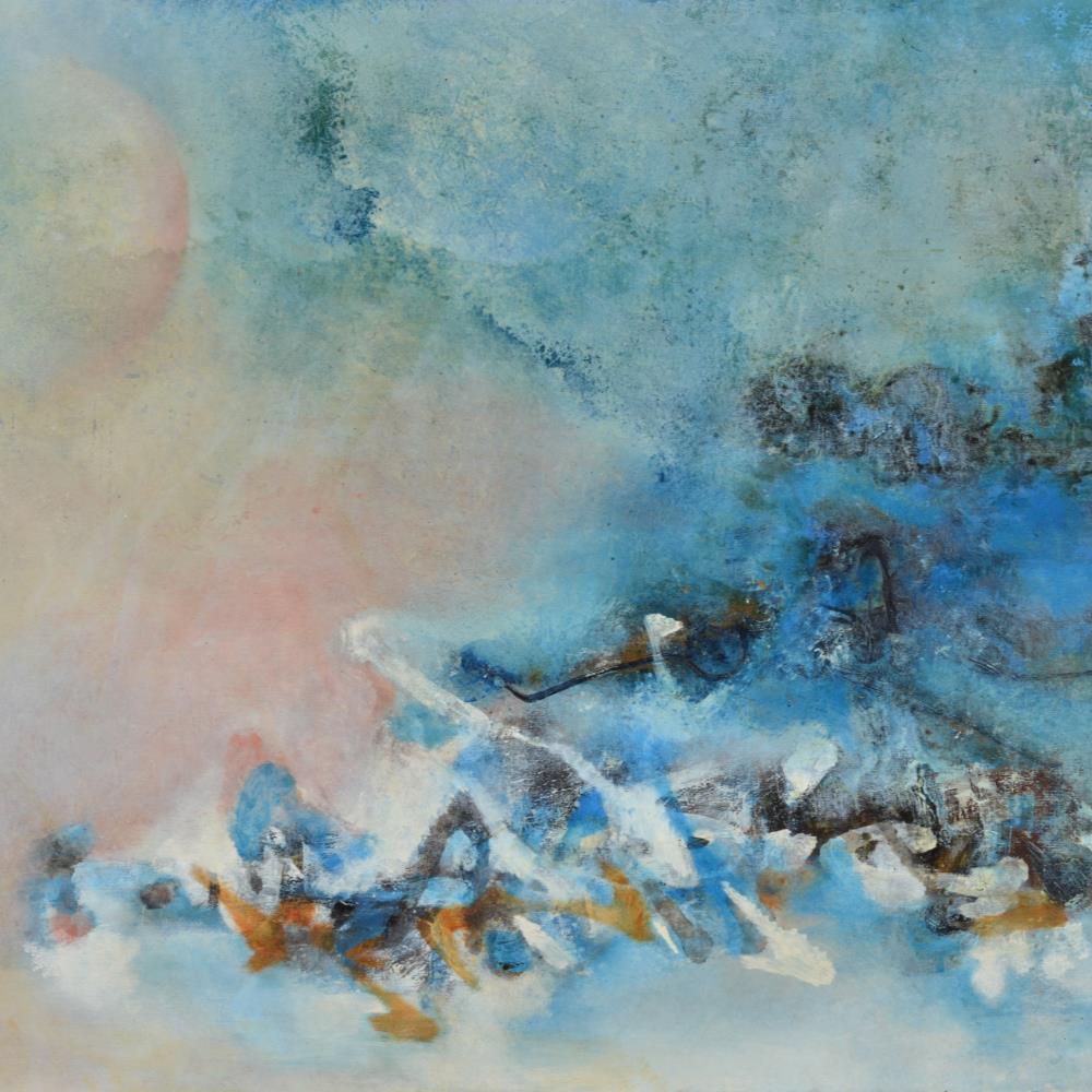 <p>谢景兰（1921 - 1995）</p>

<p>逼近太阳</p>

<p>布本油画</p>

<p>130 x 194 cm</p>

<p>1990</p>

<p>A-PO2010-000004</p>
