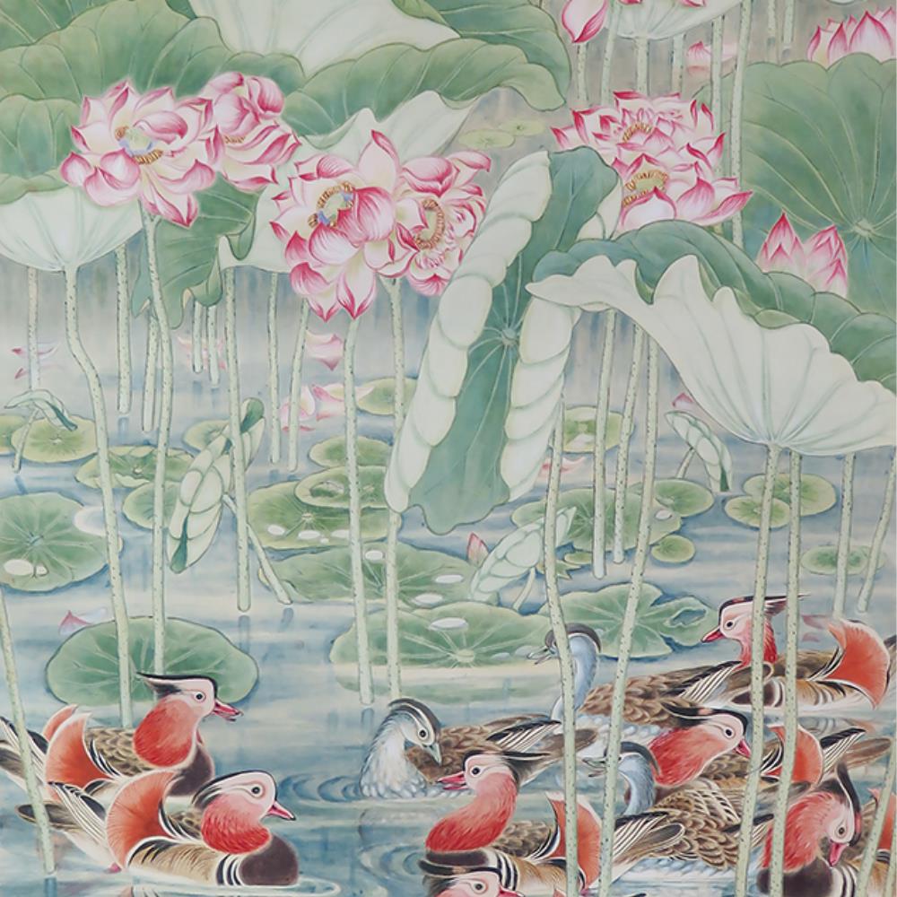 <p>Chiang Kuen Seong (1883 - 1959)</p>

<p>Patos Mandarins Nadando no Lago de Lotus</p>

<p>Rolo vertical, tinta sobre papel</p>

<p>135.2 x 71.5 cm</p>

<p>-</p>

<p>A-CBP2011-000001</p>
