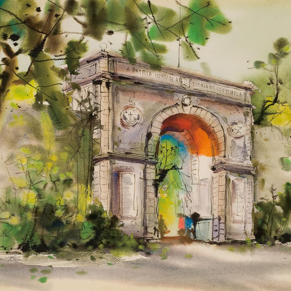 <p><strong>Portas do Cerco</strong></p>

<p>Kwok Se (1919 – 1999)</p>

<p>Aguarela sobre papel</p>

<p>1980</p>

<p>41.8 x 54.4 cm</p>

<p>A-PW2003-000001</p>
