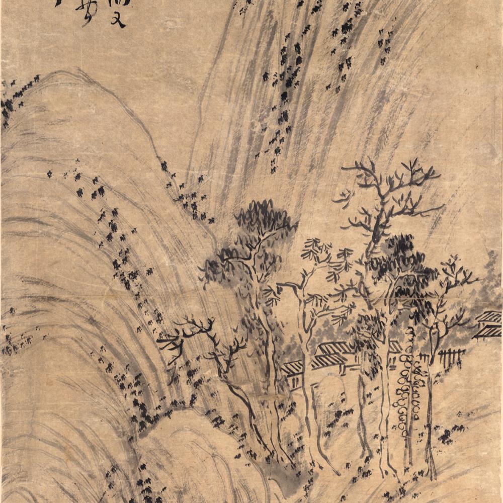 <p><strong>山水</strong><strong>圖</strong></p>
<p>高翔</p>
<p>清(1644—1911)</p>
<p>紙本水墨立軸</p>
<p>縱125.7釐米 橫38.6釐米</p>