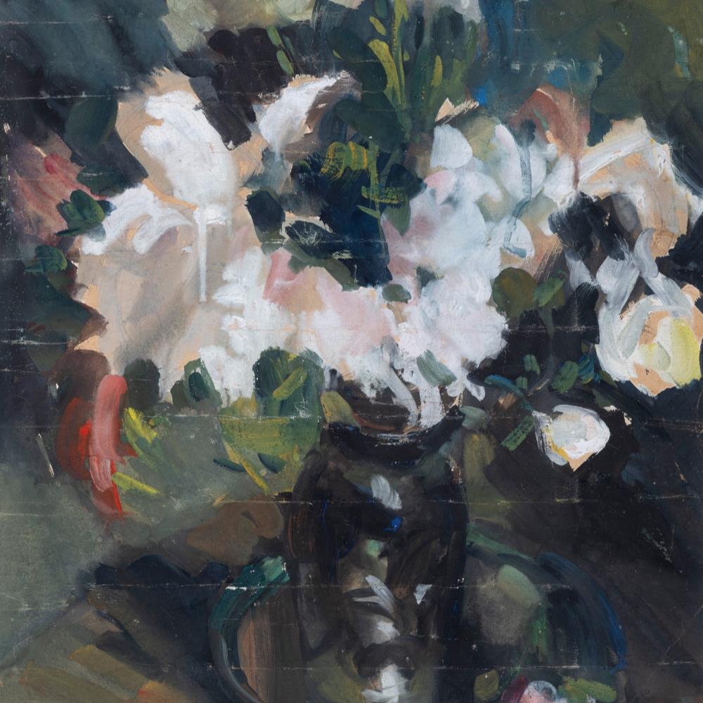 <p>Flowers</p>
<p>Gouache on paper</p>
<p>45.5 x 35.5 cm</p>
<p>1970s</p>