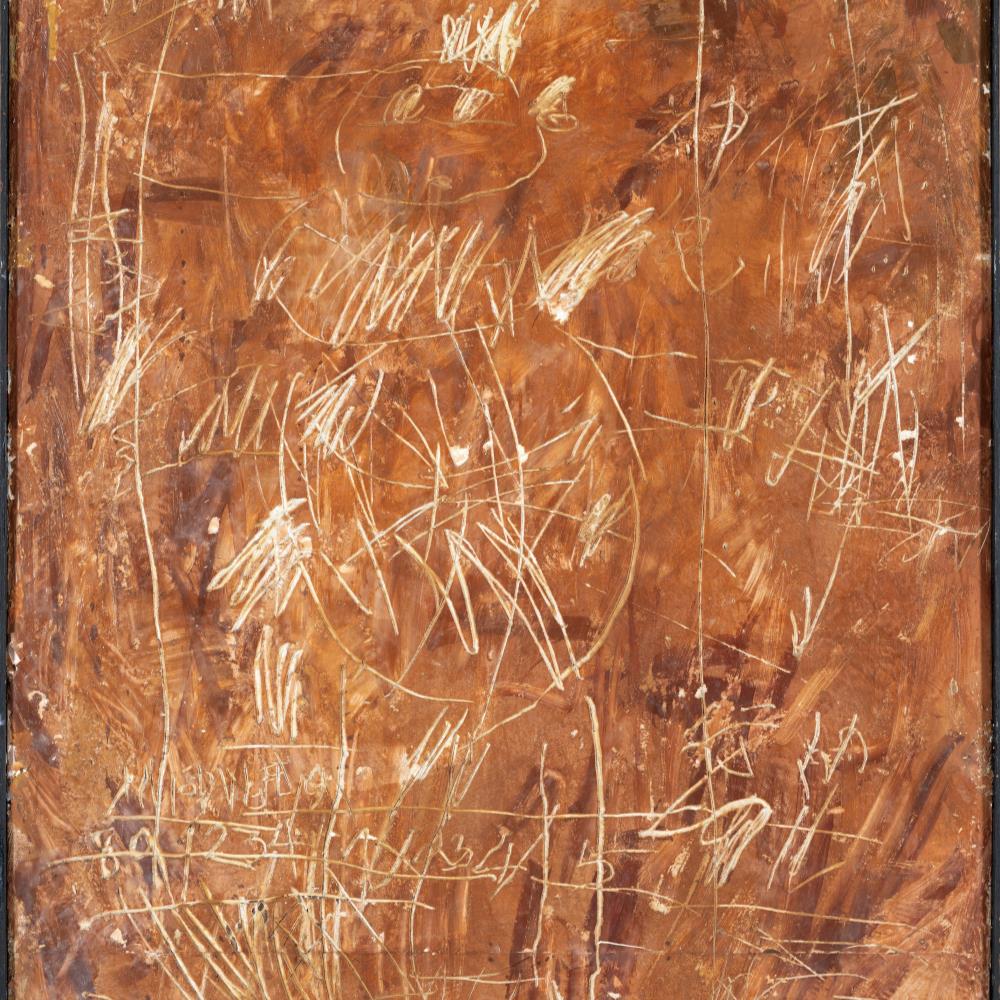 <p>Turtle God</p>
<p>Mixed media</p>
<p>130 x 106 cm</p>
<p>1992</p>