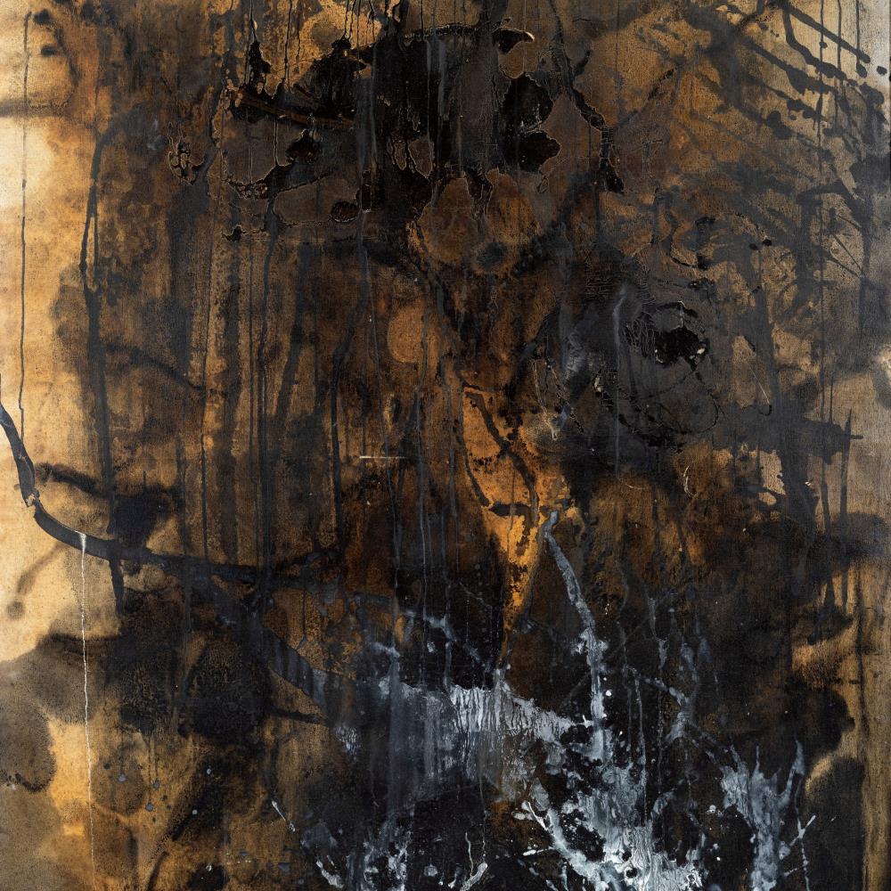 <p>Traces</p>
<p>Oil on canvas</p>
<p>180 x 135 cm</p>
<p>1985</p>